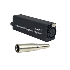 Lossless Audio Portable Headphone Amp Converter XLR to 3.5mm Audio Plug-and-Play