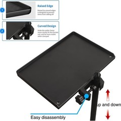 Microphone Stand Tray Mount Clamp on Rod Holders, Microphone Stand Desk with …