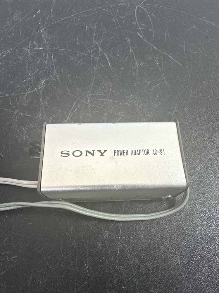 Sony Power Adaptor AC-91. Vintage 1970’s. Ac Input 117v /Dc Output 9v