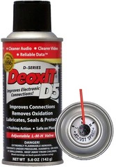 DeoxIT D5S-6 Spray, Low-Med-High Valve, 5.0 OZ Can (Pack of 4)