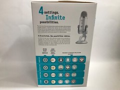 Blue Yeti Ultimate USB Microphone – Silver (For Professional Recording)