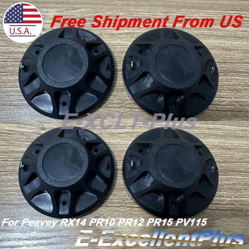 4Pcs Diaphragm For Peavey RX14 70777236 03495480 PR15 PV115 Horn Driver 8Ω 1.35″