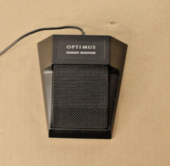 Optimus Black Omnidirectional High-Sensitivity Boundary Microphone (33-3022)