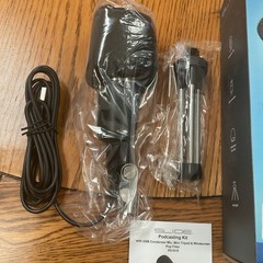 SLIDE Podcasting Kit: Condenser Mic, Mini Tripod & Windscreen Pop Filter New