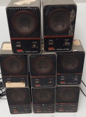 FOSTEX 6301 POWER PERSONAL MONITOR SPEAKER SOLS AS A LOT 8 PC