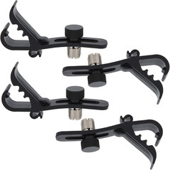 Adjustable Drum Microphone Clip Set, 4PCS Shockproof Mic Holders