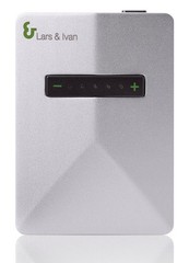 Lars & Ivan DAC-FIRE Portable Hi Res Audio Headphone Amp, Silver, One Size