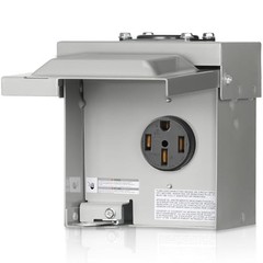 50 Amp RV Power Outlet Box – 125V/250V NEMA 14-50R RV Outlet – 50 Amp 14-50R