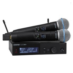 SHURE SLXD24D+/B58-G57 Dual Handheld Rackmount Digital Wireless Mic System