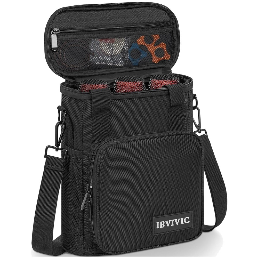 Wireless Microphone Case with Foam – Black/.