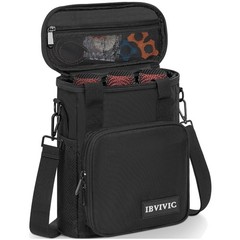 Wireless Microphone Case with Foam – Black/.