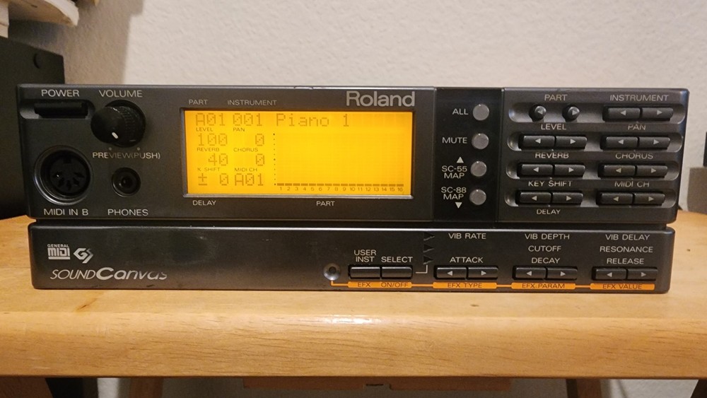 Roland Sound Canvas SC-88 Pro (USED, tested, working and in good condition)