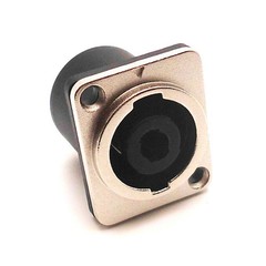 4pcs AFT Speakon Chassis Panel Mount Connector w/ Metal for Neutrik NL4MP 4 Pole