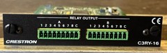Crestron C3RY-16 Output Card / Control Card