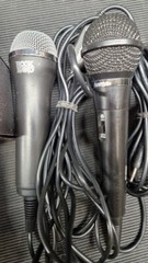 LOT of 6 Various models Microphones Black/Grey Used Working