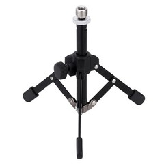 Mini Foldable Desktop Tabletop Tripod Microphone Mic Stand Holder Portable
