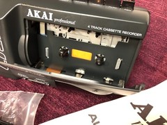 AKAI Professional TRACKMAN STUDIO U5 4 Track CASSETTE PLAYER RECORDER As-Is!