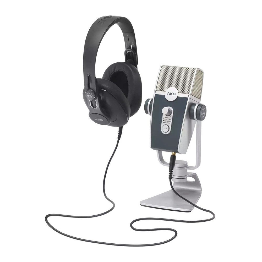 AKG Podcaster Essentials Toolkit w/ Lyra USB Microphone & K371 Headphones