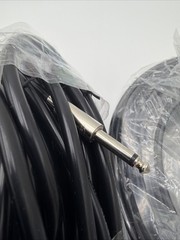 2 Pack 200ft 12AWG 1/4″ TS Speaker Cables Male to Male DJ PA Amp Patch Cord