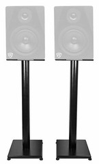Rockville 29″ Black Steel Studio Monitor Speaker Stands For Rockville DPM5B