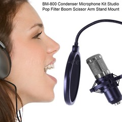 Home Studio Recording Kit Podcast Music Mixer Condenser Microphone Set Equipment