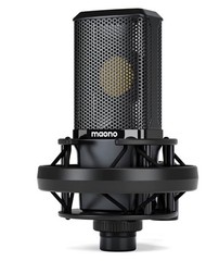 XLR Condenser Microphone with 34mm Large Diaphragm, Professional Cardioid Studio