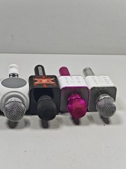 Lot of 6 Untested Microphones – Various Models & Conditions