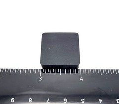 1″ Wide Square Rubber Stick on Feet 1/4″ Thick 3M Adhesive Backing Bumper Pads
