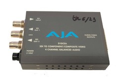 AJA D10CEA SDI To Component/Composite Video 4Ch Balance Audio Converter