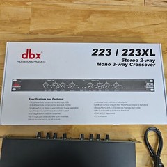OEM NEW For DBX 223XL Stereo 2-Way/Mono 3-Way with XLR Connectors Crossover