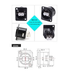 Panel Mount D Type USb3.0/2.0 Hdmi Female-Female Metal Connector Jack Socket