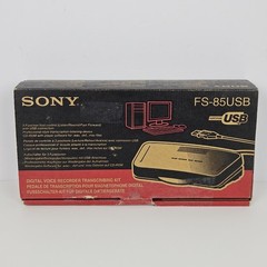 Sony FS-85USB Digital Voice Editor Recorder Transcribing Kit Foot Pedal Control