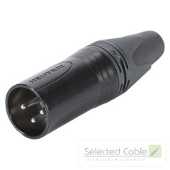 NEUTRIK NC3MXX-BAG XLR Male Connector Silver Ø Cable 3.5-8.0mm XX Series