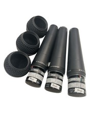 Behringer XM8500 Ultravoice Dynamic Microphones Lot of 3 XLR Cardioid TESTED