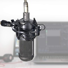 YOUSHARES AT2020 Shock Mount, Microphone Shock Mount Reduces Vibration Noise for