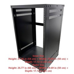 12U Open Frame Server Rack Stand for Studio Recording Network Stereo Audio Equip