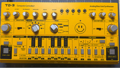 Behringer TD-3-AM Analog Bass Line Desktop Synthesizer – Yellow…