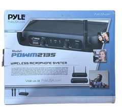 Pyle PDWM2135 Fixed Frequency Wireless Microphone System W/ 2 Microphones
