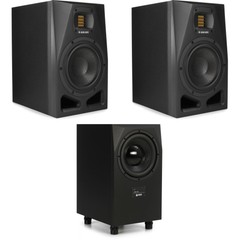 ADAM Audio A7V 7-inch Powered Studio Monitor Pair with Sub10 Mk2 10 inch Powered