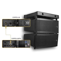 Sound Town Line Array:6.5″ Powered Speaker + 6.5″ Passive Speaker CARPO-LA62F