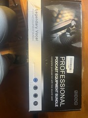 Podcast Equipment Bundle Audio Interface with All in One Live Sound Card