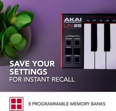 – USB MIDI Keyboard Controller with 25 Responsive Synth Keys for Mac and PC, …