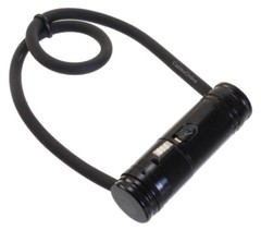 1ft Low-Profile Right-Angle 3-Pin XLR Male to Female Adjustable-Angle Cable