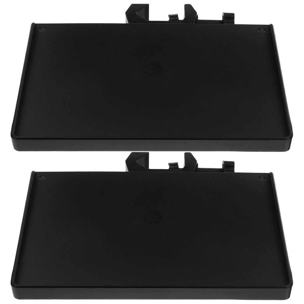 2 Pcs Mic Holder for Stand Circle Microphone Tray Clamp-on Table