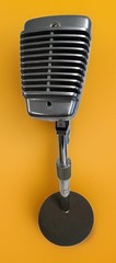 Shure Sonodyne Microphone Model 51 With Atlas Sounds Stand Very Nice Condition