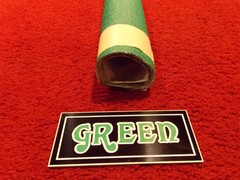 GREEN ELECTRICAMP Vinyde TOLEX for one 4×12 – ELECTRIC AMP USA Trademark Item