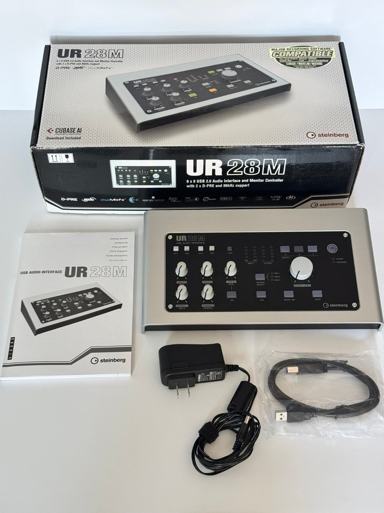 Steinberg UR28M 6×8 USB 2.0 Audio Interface and Monitor Controller – Free ship