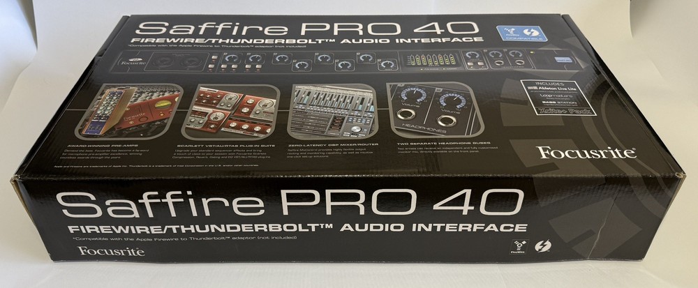 Focusrite Saffire PRO 40 Digital Recording Interface w/ Power Cable (Open Box)