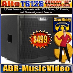 Alto Professional TS12S 12-inch Powered Subwoofer/ 1 Year Manufacture Warranty