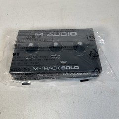 M-AUDIO M-Track Solo USB Audio Interface for 48kHz / 1 XLR in, Black